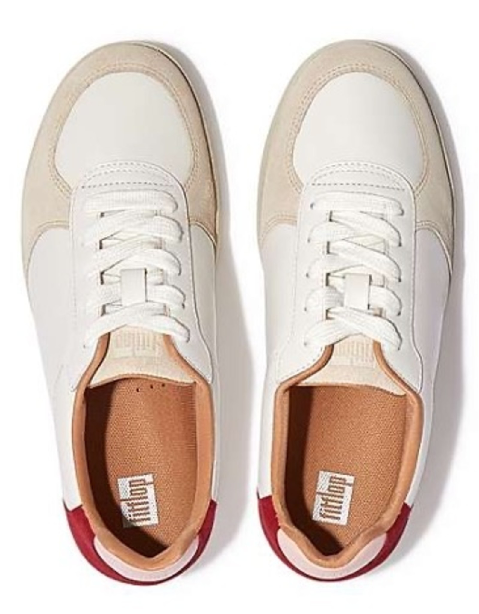 Fitflop Rally Leather Suede Panel Sneakers