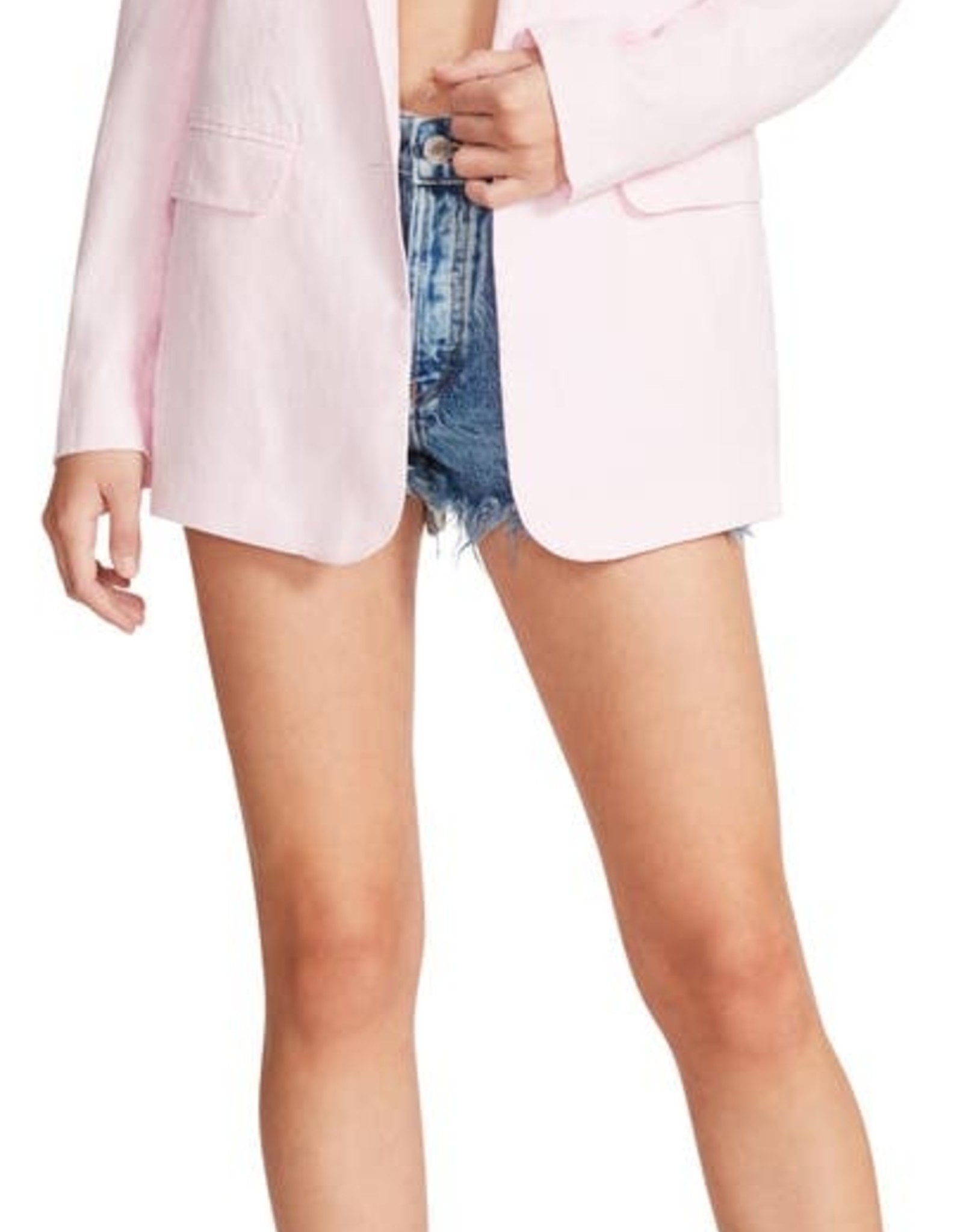 BB Dakota/Steve Madden Linen On The Edge Blazer