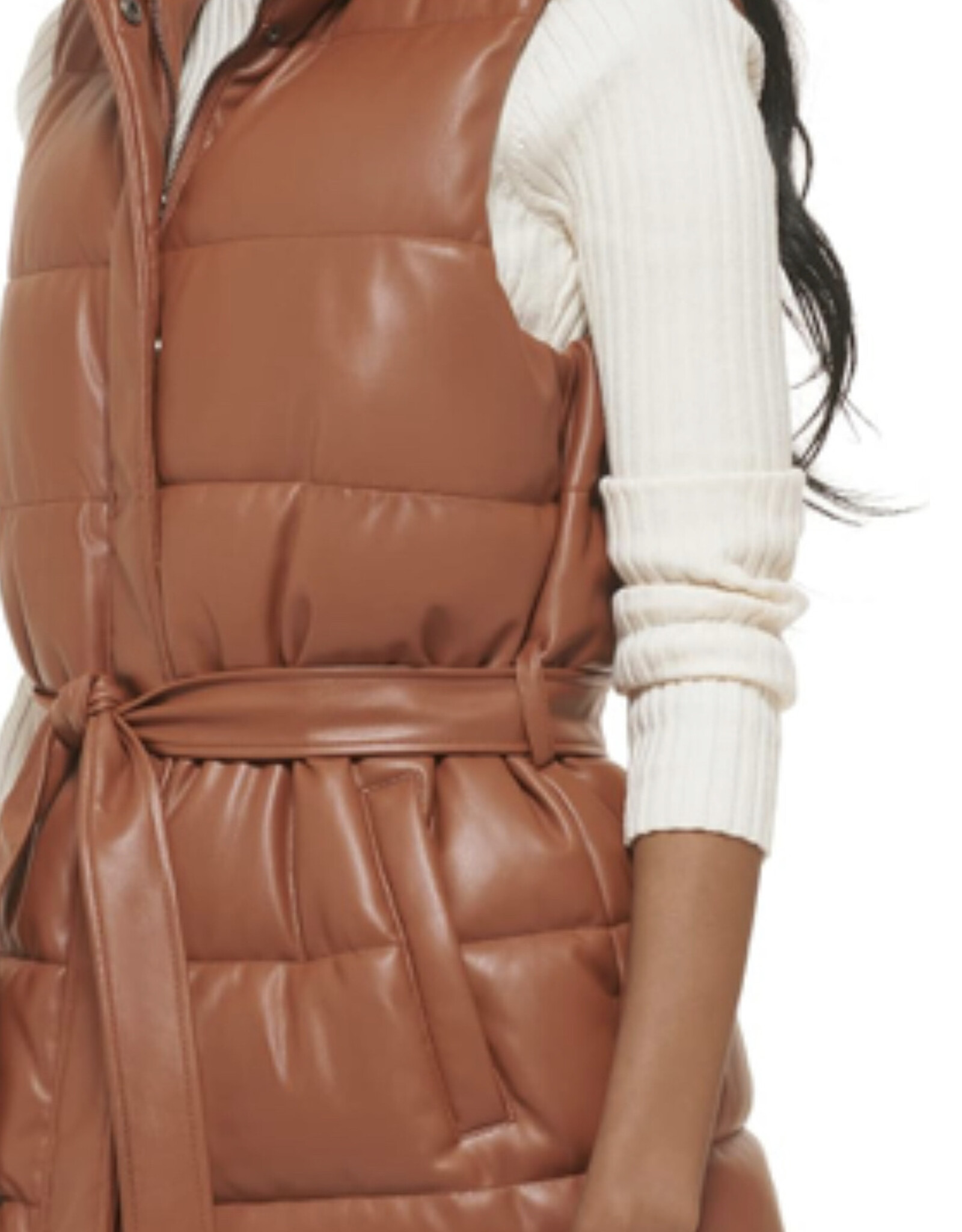 Levi's Vegan Leather Puffer Vest