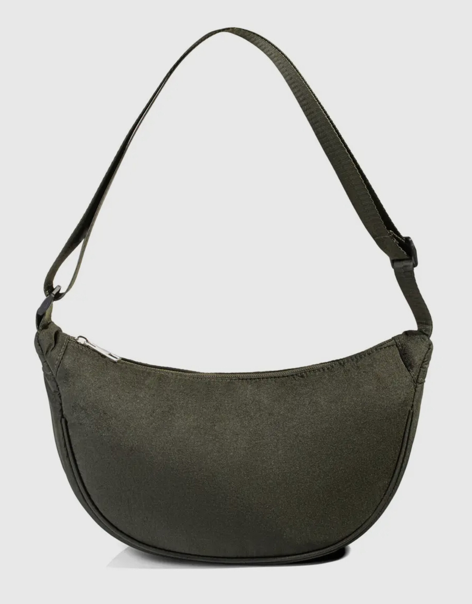 Nylon Crescent Crossbody Bag