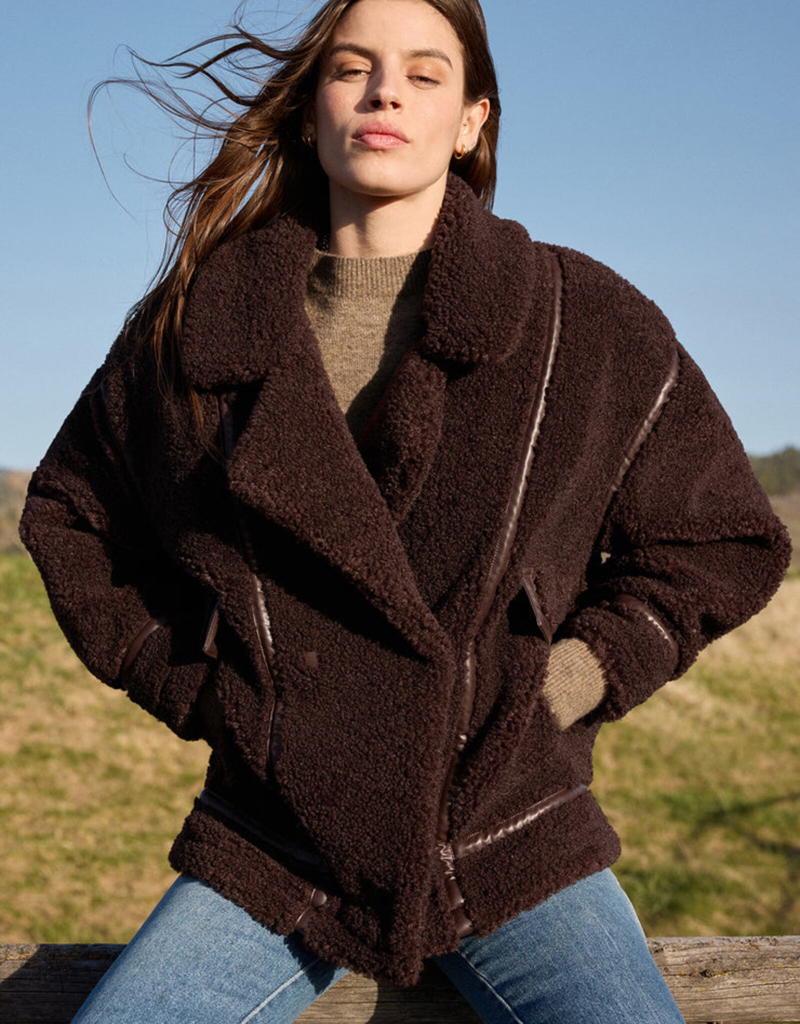 Z Supply Ari Sherpa Coat