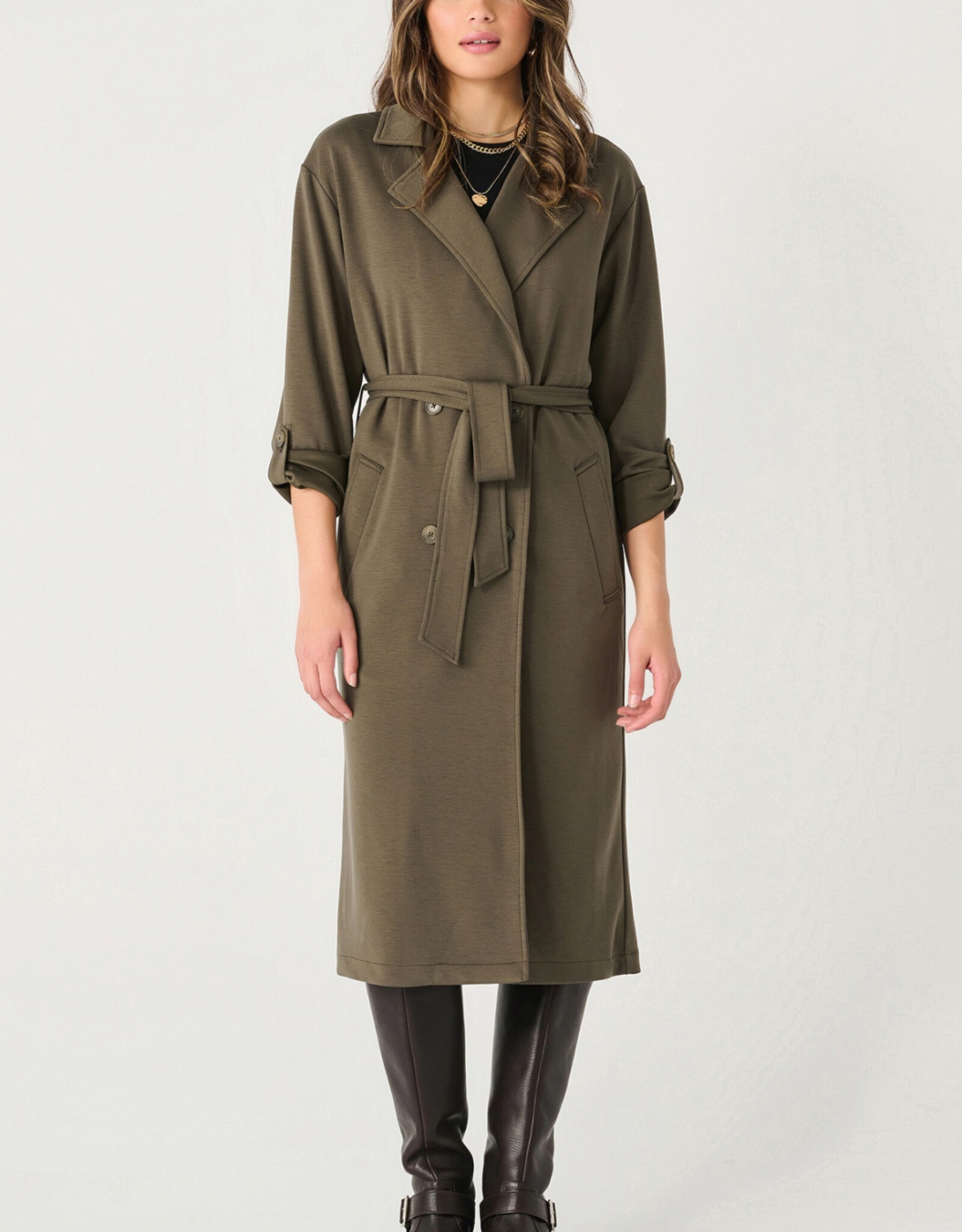 Dex Nicki Knit Trench