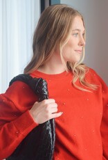 Woven Vegan  Leather Shoulder Bag