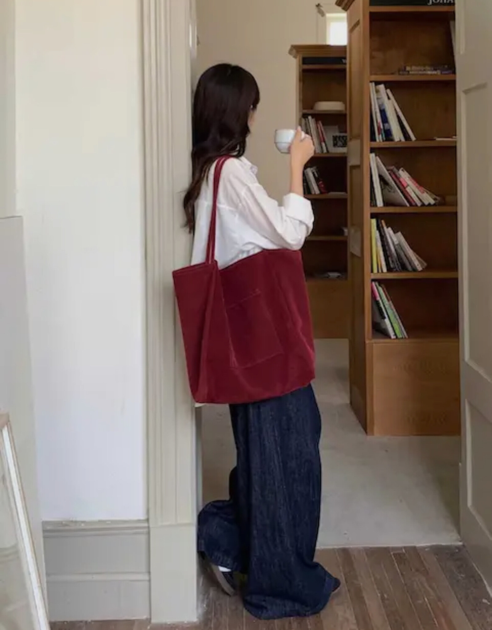 Pretty Persuasions Suede-Like Tote Bag