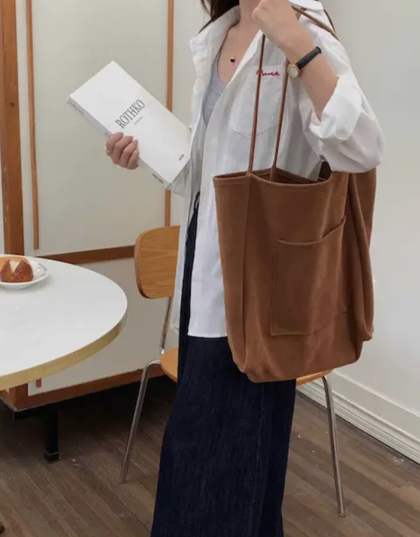 Pretty Persuasions Suede-Like Tote Bag