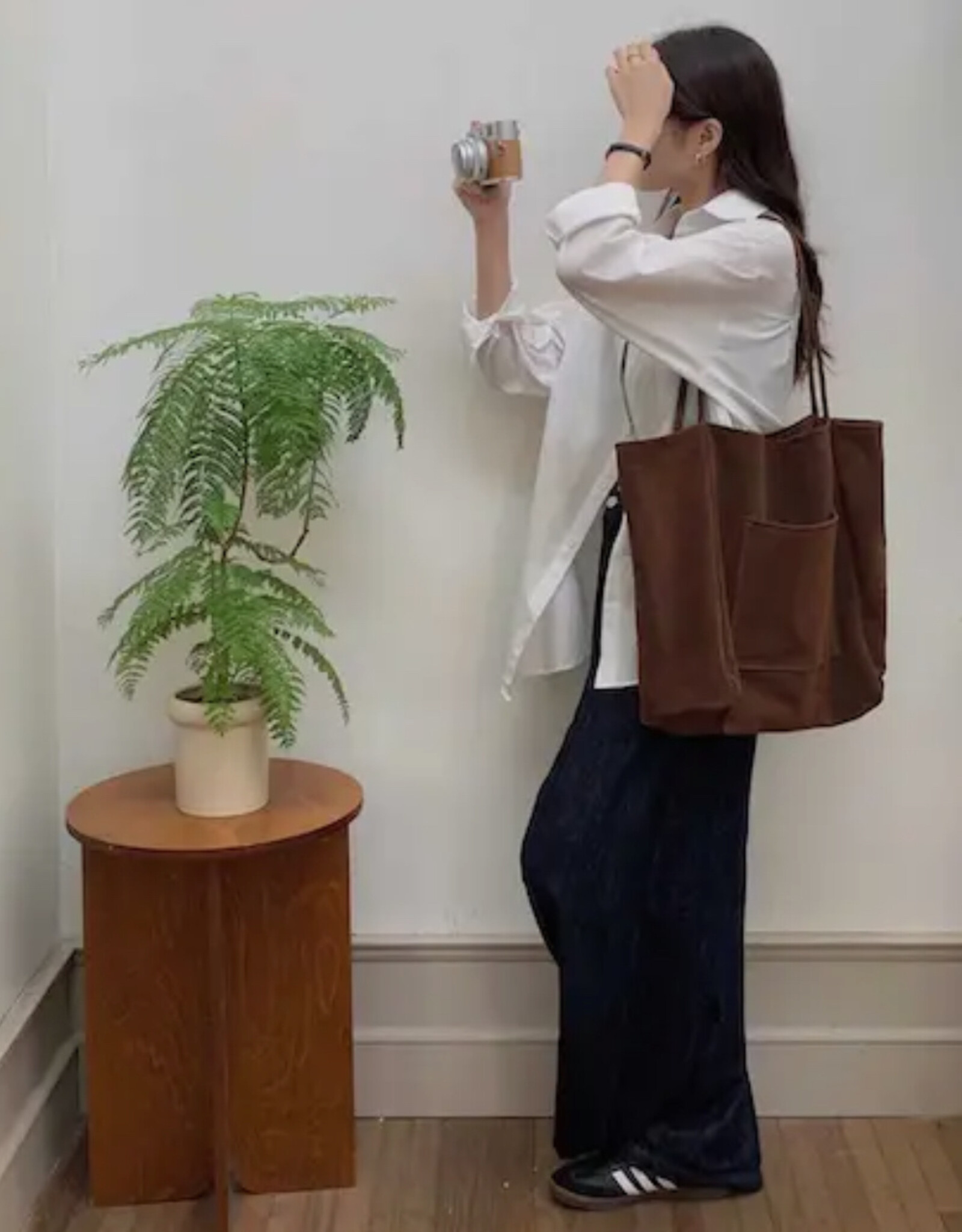 Pretty Persuasions Suede-Like Tote Bag