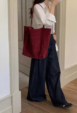Pretty Persuasions Suede-Like Tote Bag