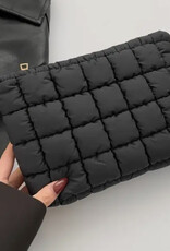 Quilted Puffy Cosmetic Pouch