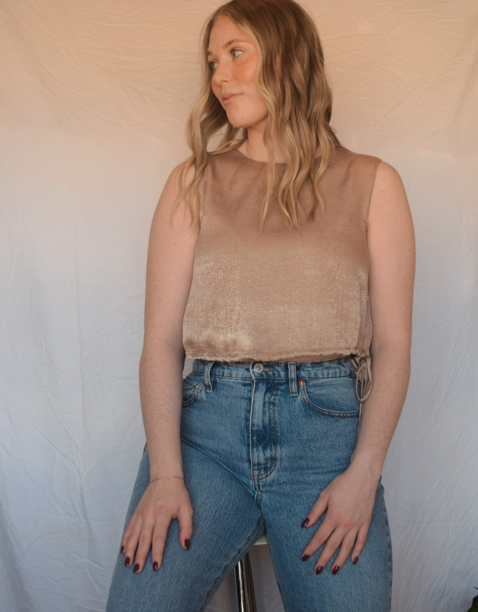 LucyParis Thora Tie Top