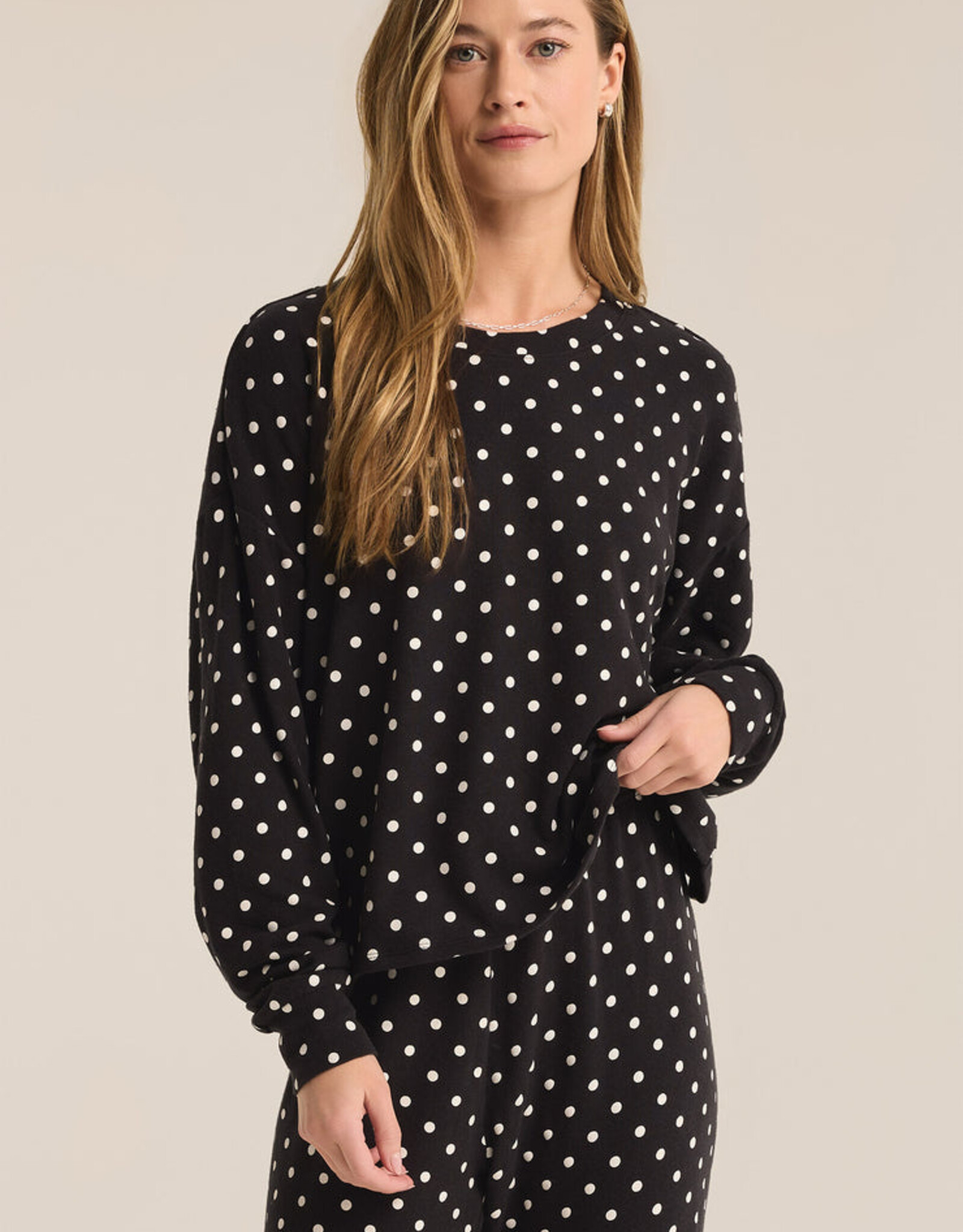 Z Supply Dot Life Long Sleeve