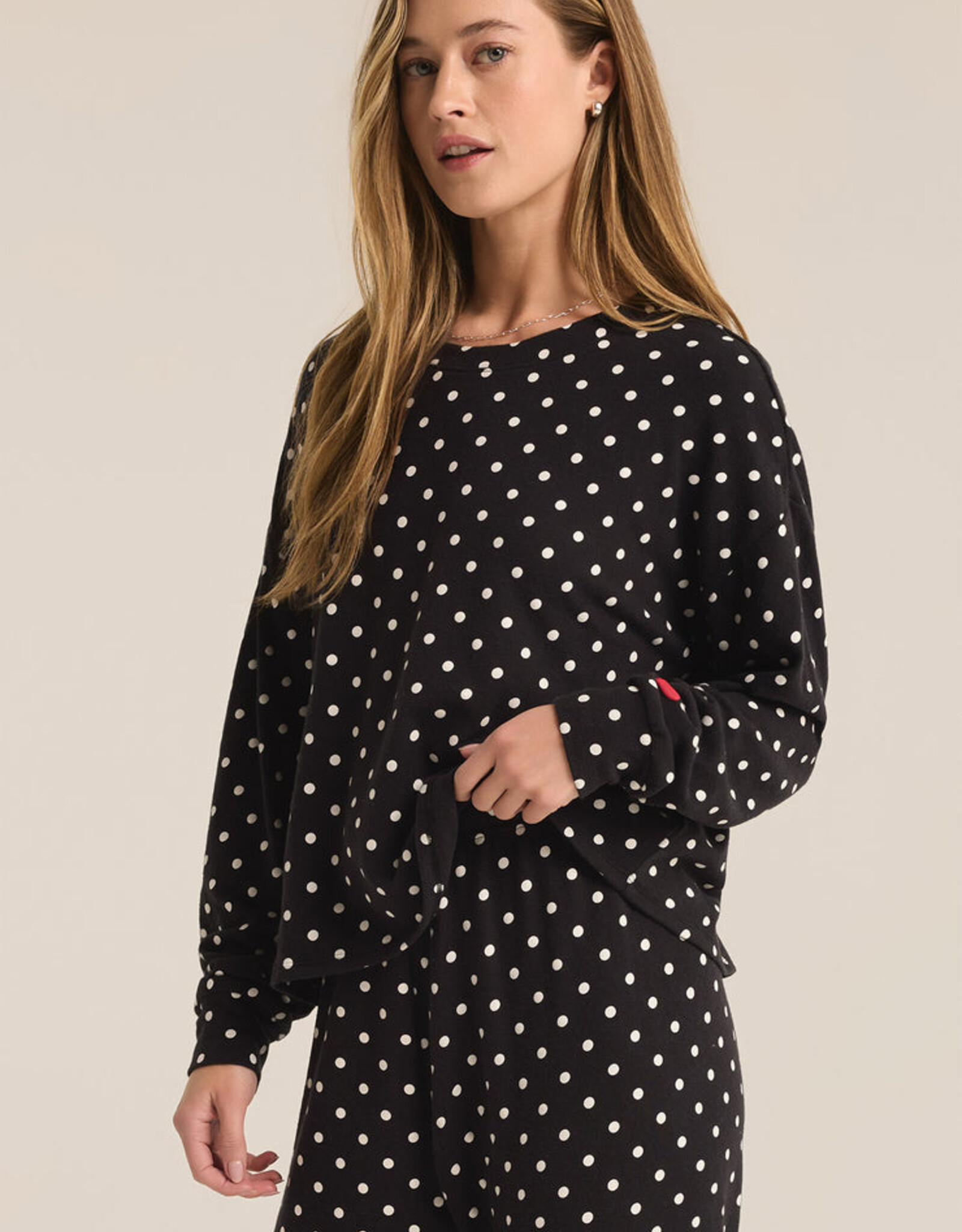 Z Supply Dot Life Long Sleeve