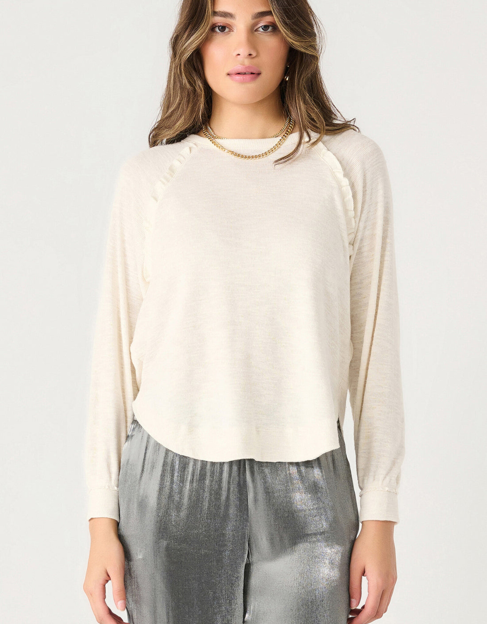 Dex Russ Ruffle Top