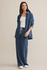 Z Supply All Day Knit Denim Vintage Indigo