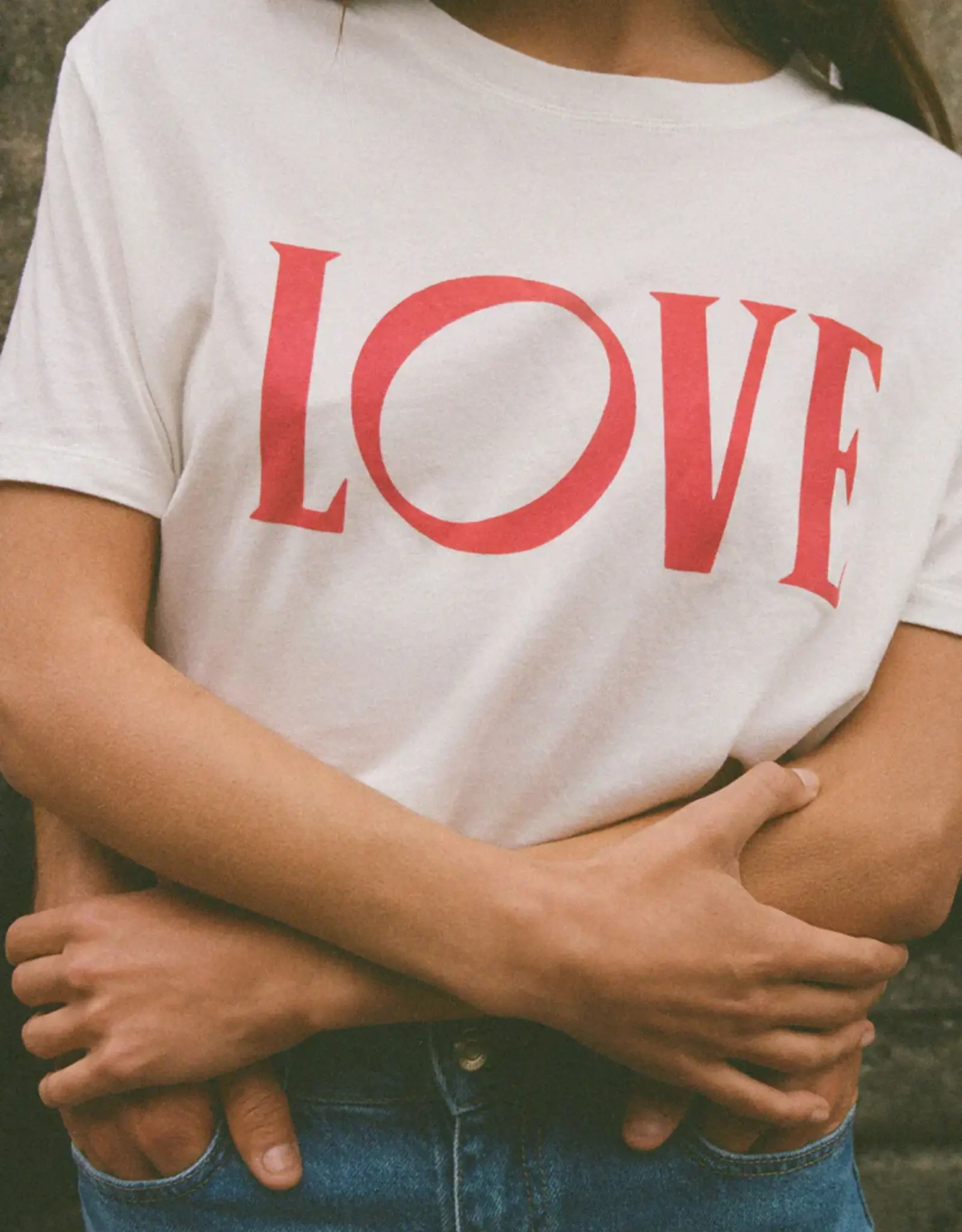 Z Supply Love Boyfriend Tee
