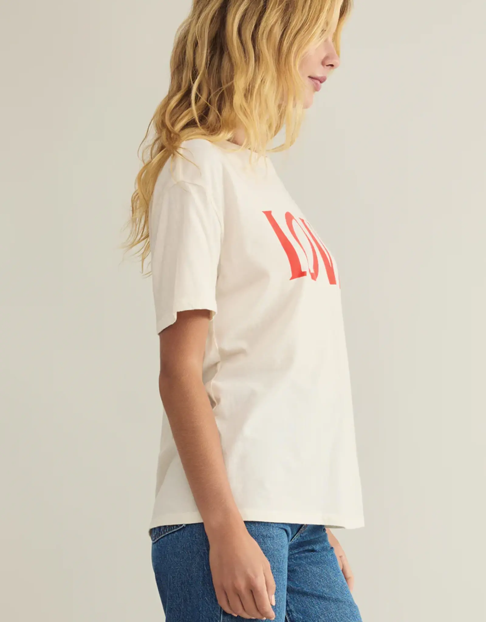 Z Supply Love Boyfriend Tee