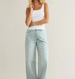 Z Supply Lou Denim Pant Faded Indigo