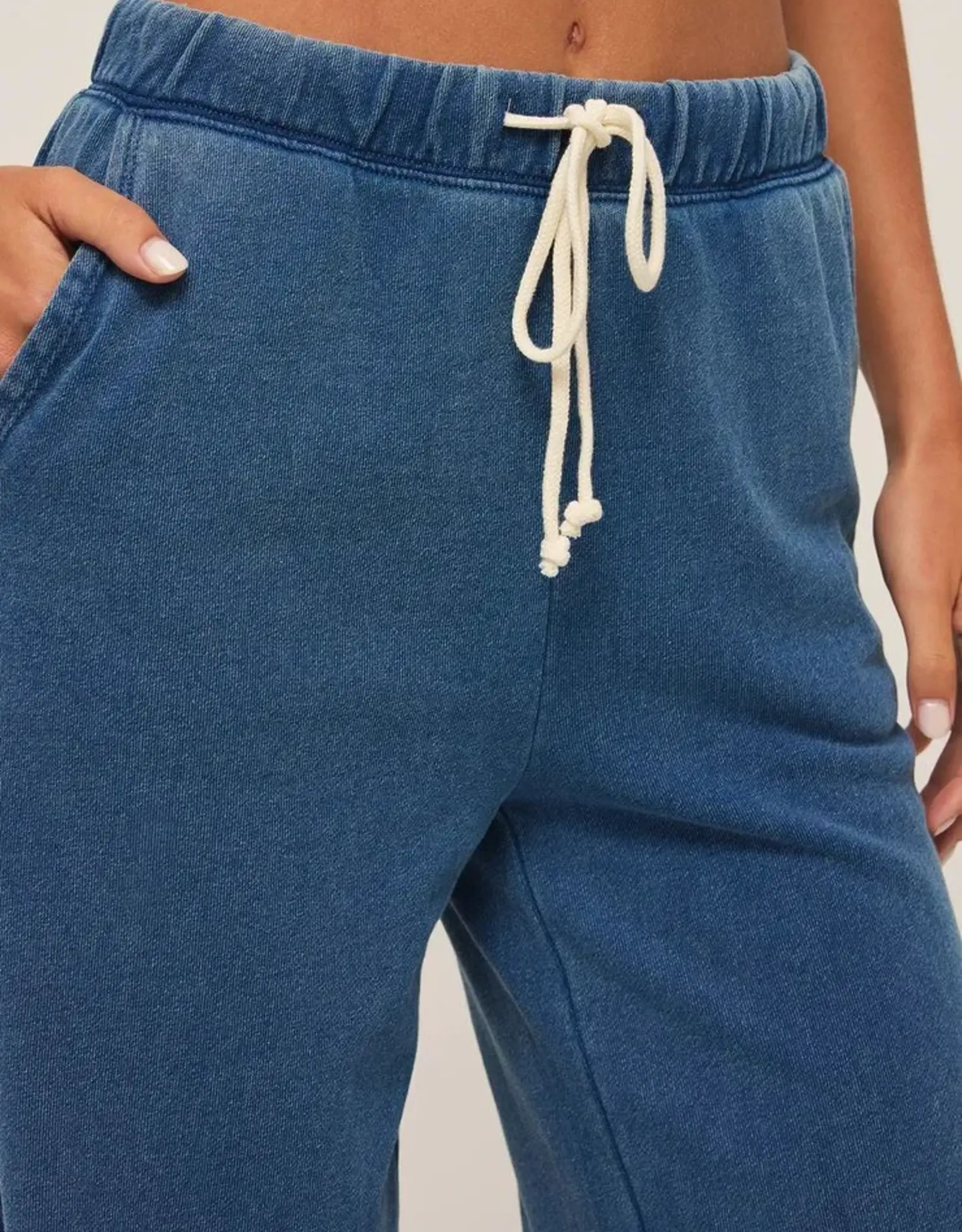 Z Supply Hunter Knit Pant Vintage Indigo