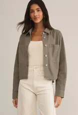 Z Supply All Day Cropped Denim Jacket