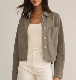 Z Supply All Day Cropped Denim Jacket