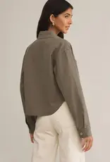 Z Supply All Day Cropped Denim Jacket