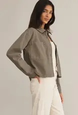 Z Supply All Day Cropped Denim Jacket