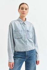 Daze The Editor Cropped Button Up