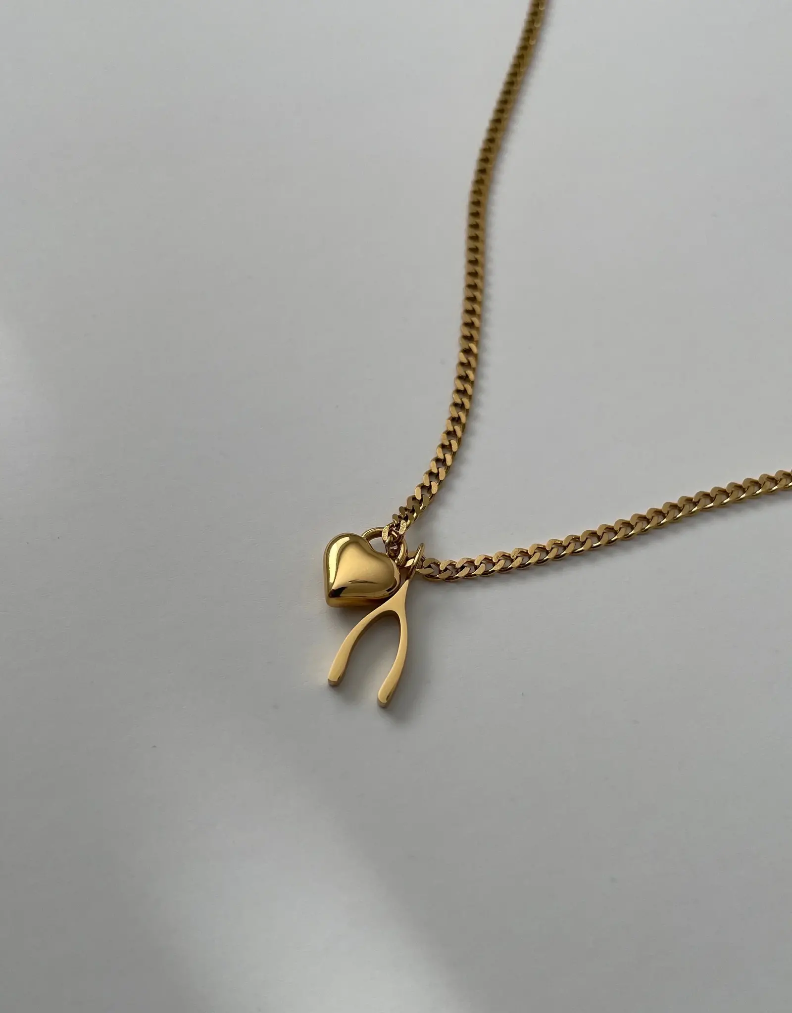 Namaste Jewelry Wishbone Necklace
