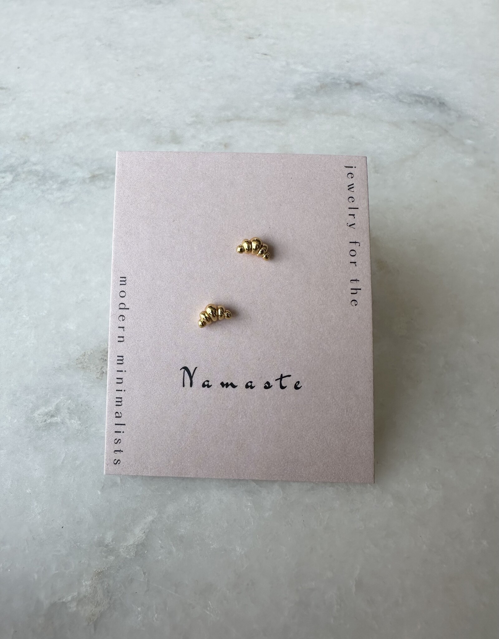 Namaste Jewelry Croissant Studs
