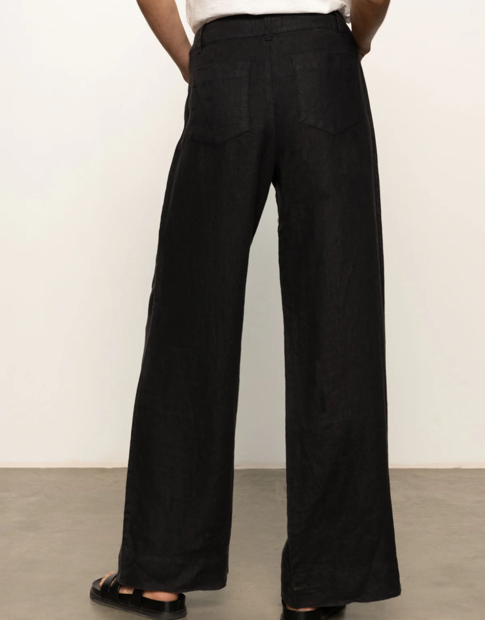 Sanctuary Linen Marine Wide Leg Pant