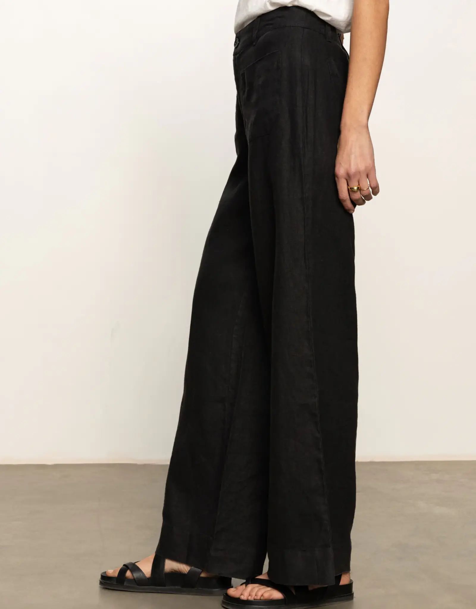 Sanctuary Linen Marine Wide Leg Pant