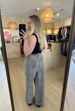 Gilli Animal Print Twill Pant