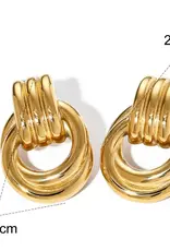 Hoop La Door Knocker Earrings