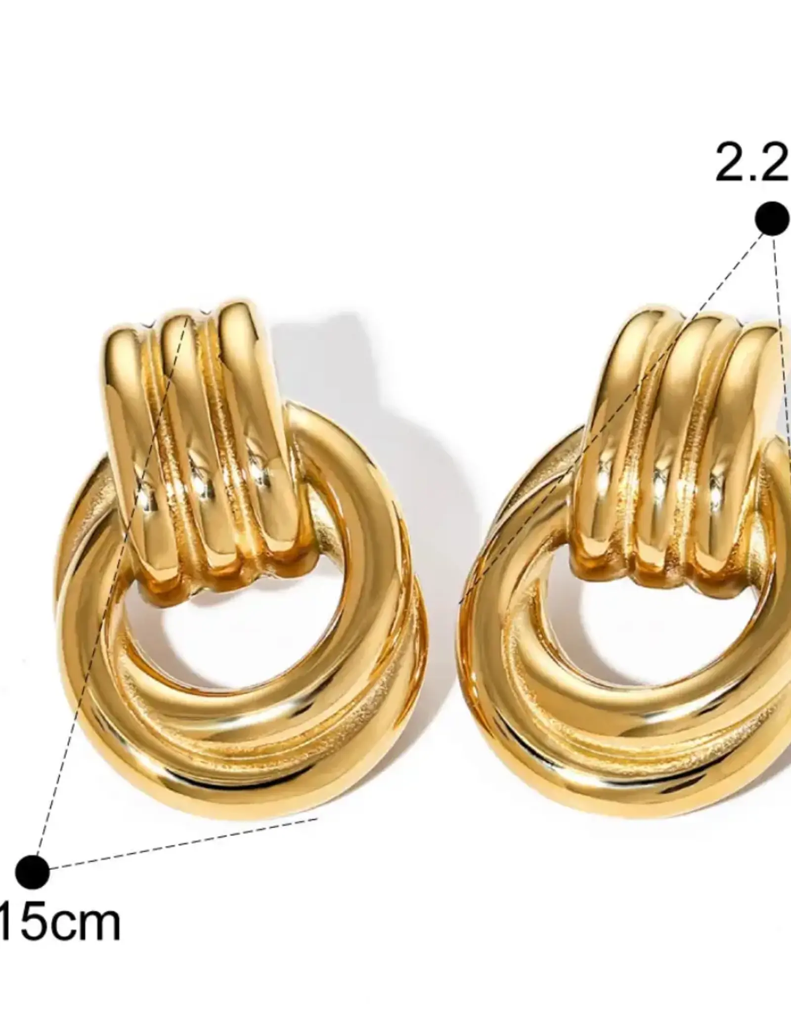Hoop La Door Knocker Earrings