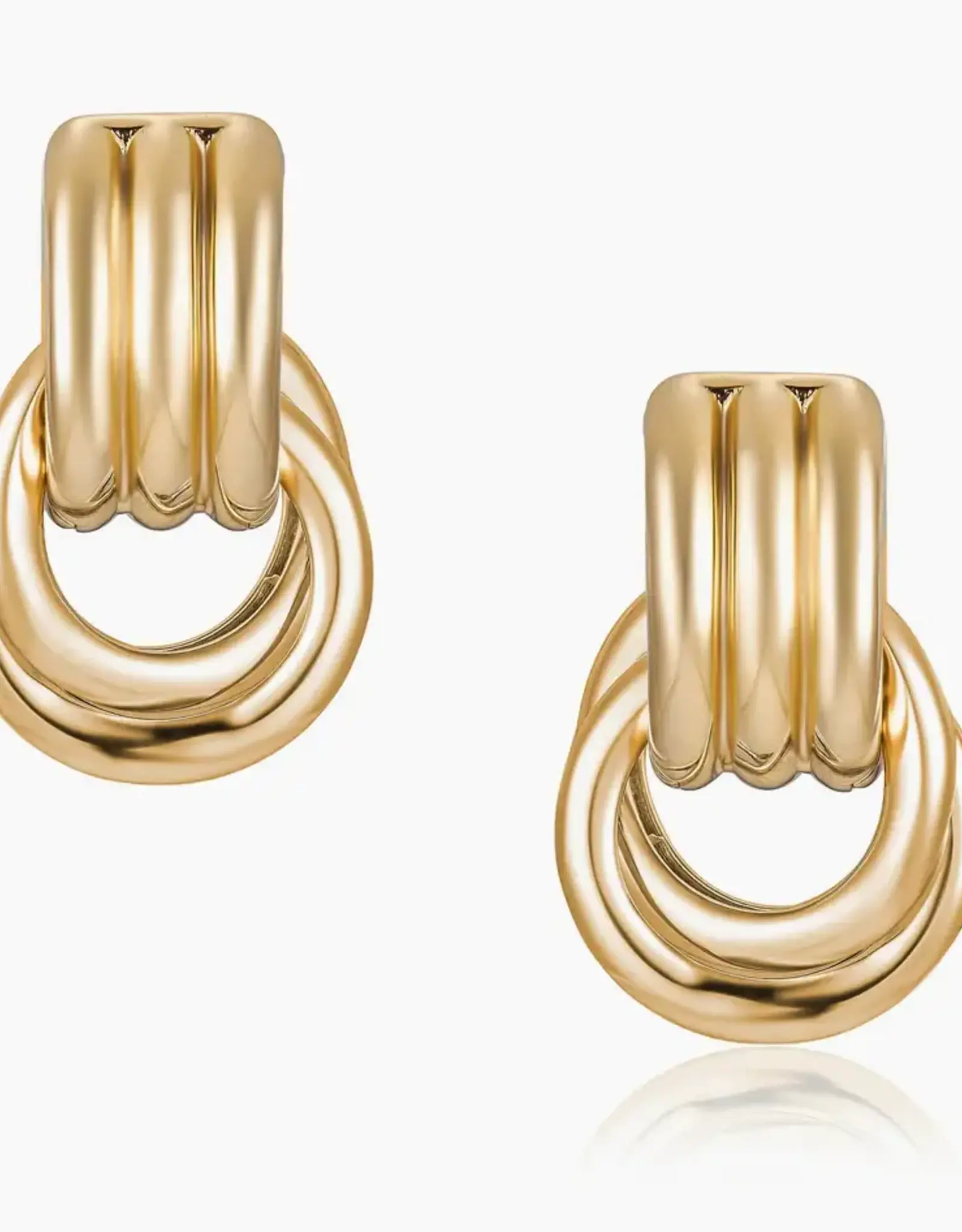 Hoop La Door Knocker Earrings