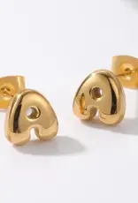 Hoop La Bubble Letter Mini Stud
