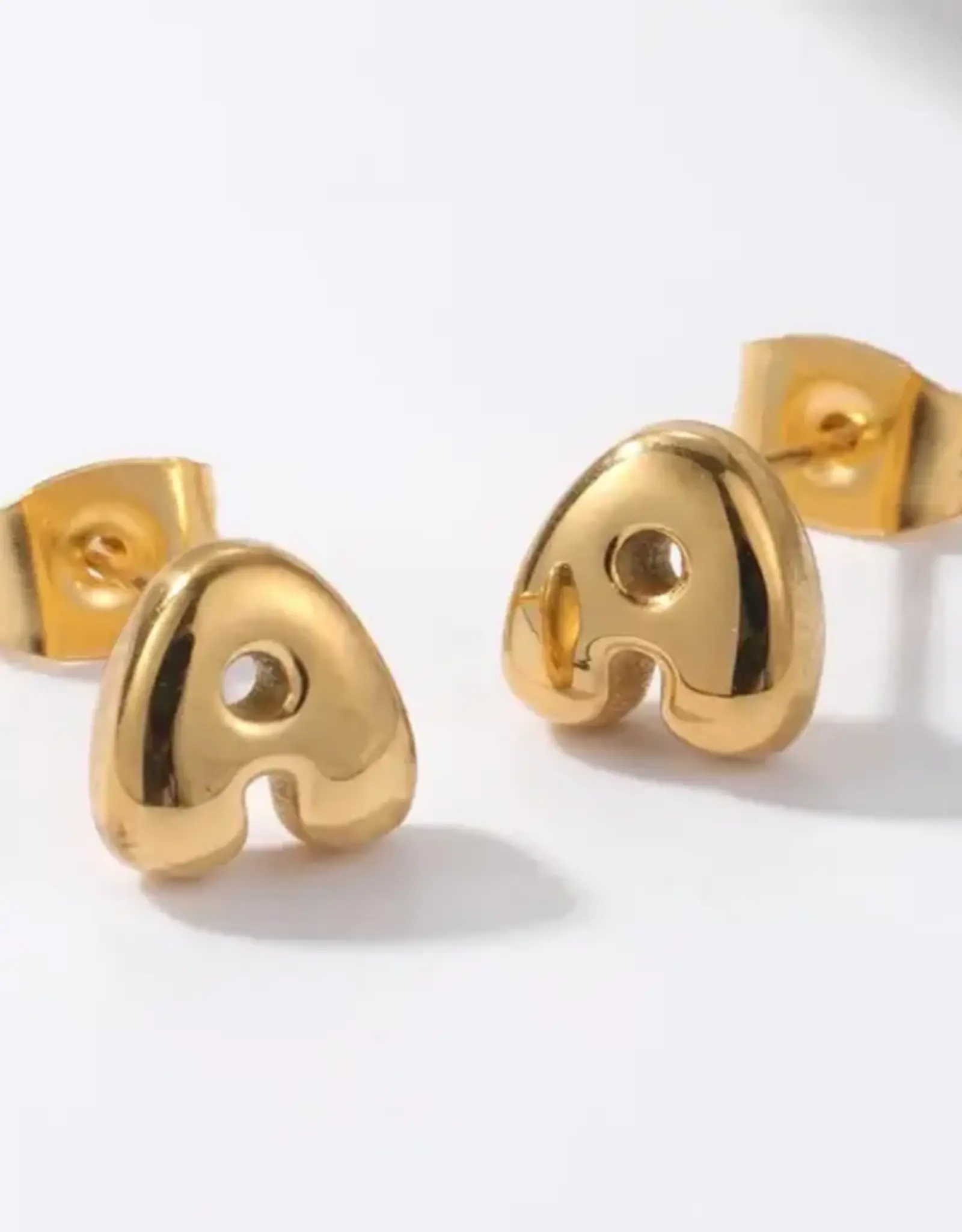 Hoop La Bubble Letter Mini Stud