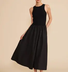 LucyParis Marlena Mixed Media Dress