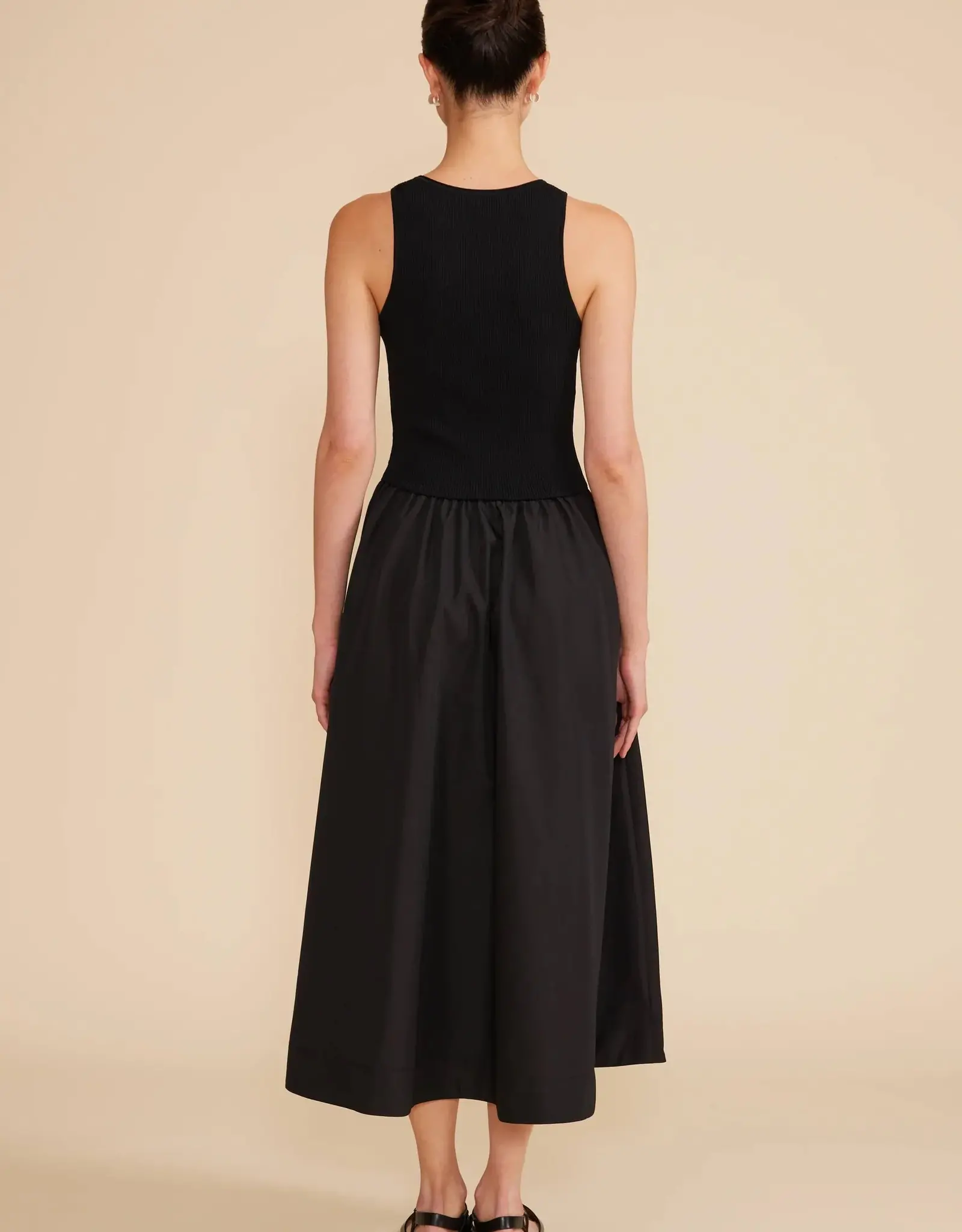 LucyParis Marlena Mixed Media Dress