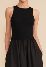 LucyParis Marlena Mixed Media Dress