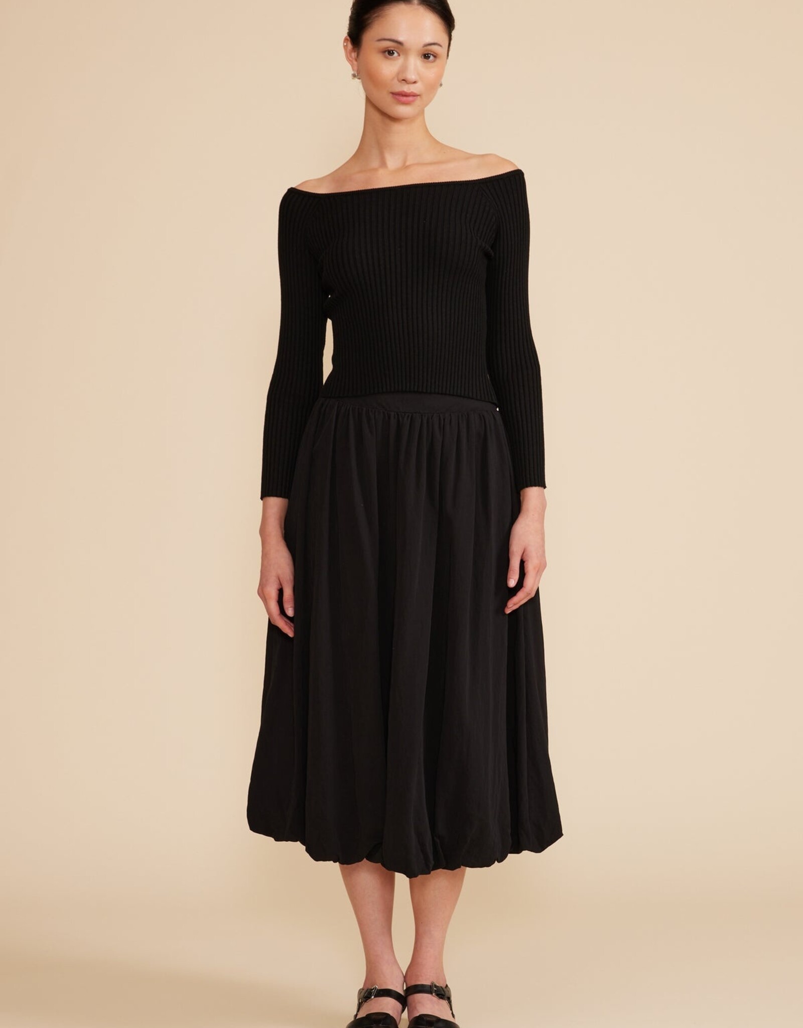 LucyParis Bubble Midi Skirt