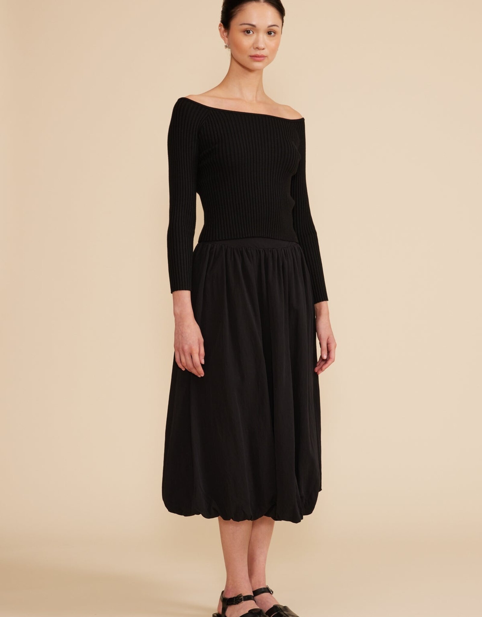 LucyParis Bubble Midi Skirt