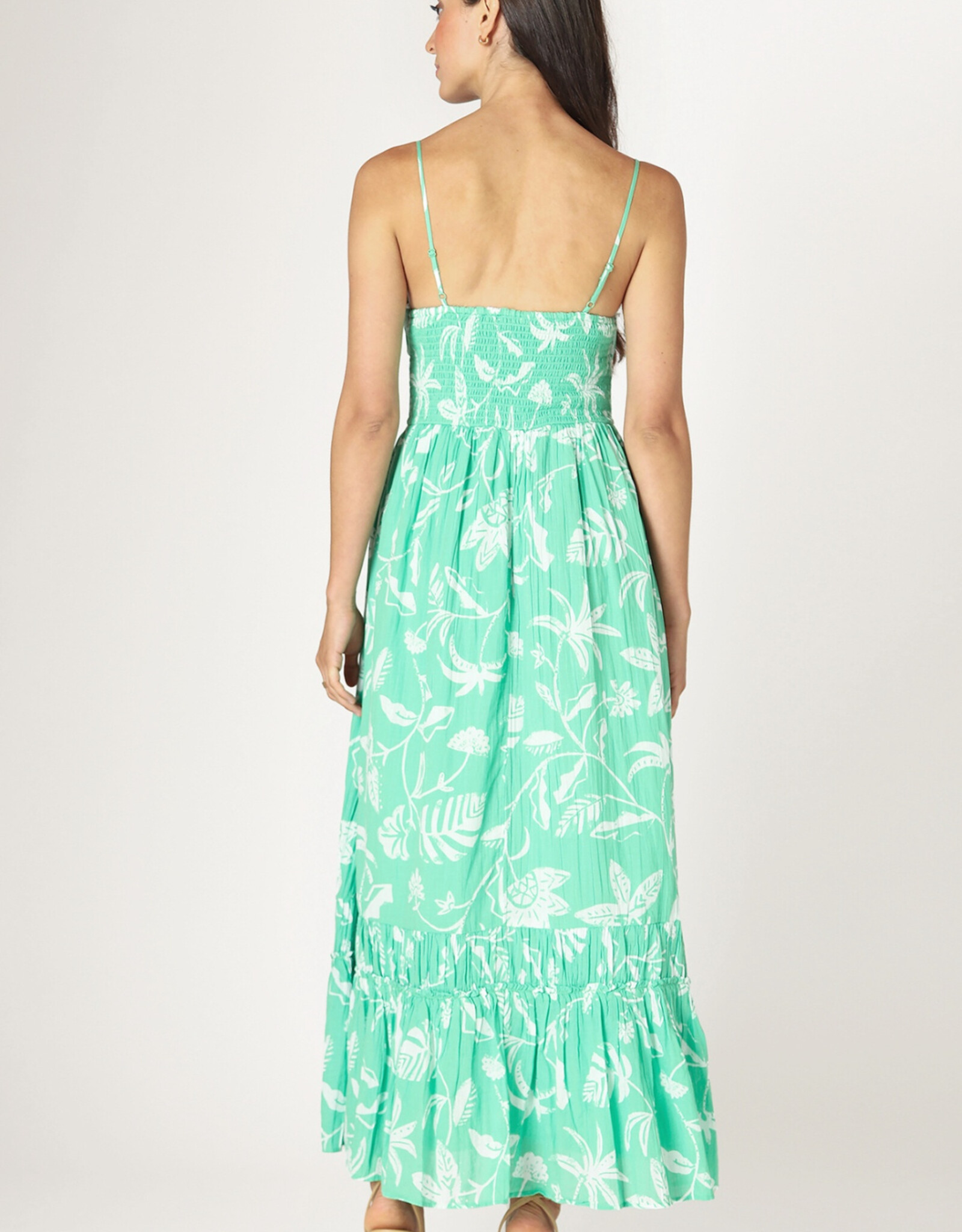 Dex Everly Tiered Maxi Dress