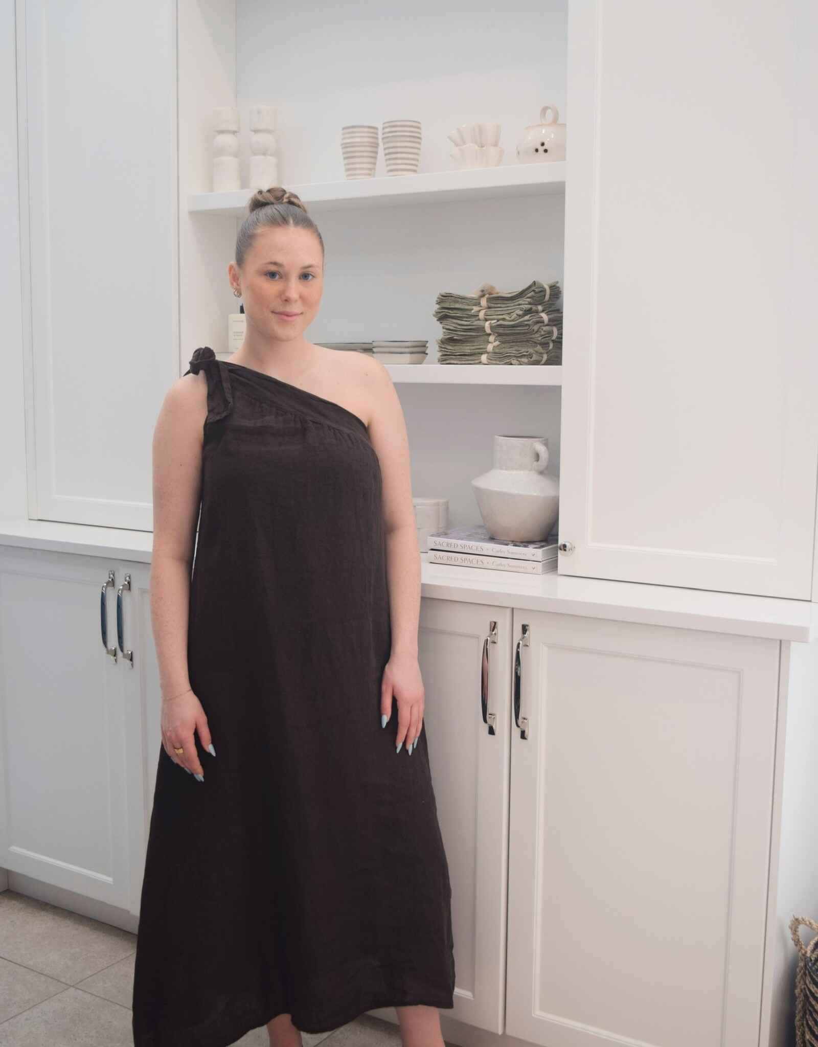 Suzy D Siena Linen Dress