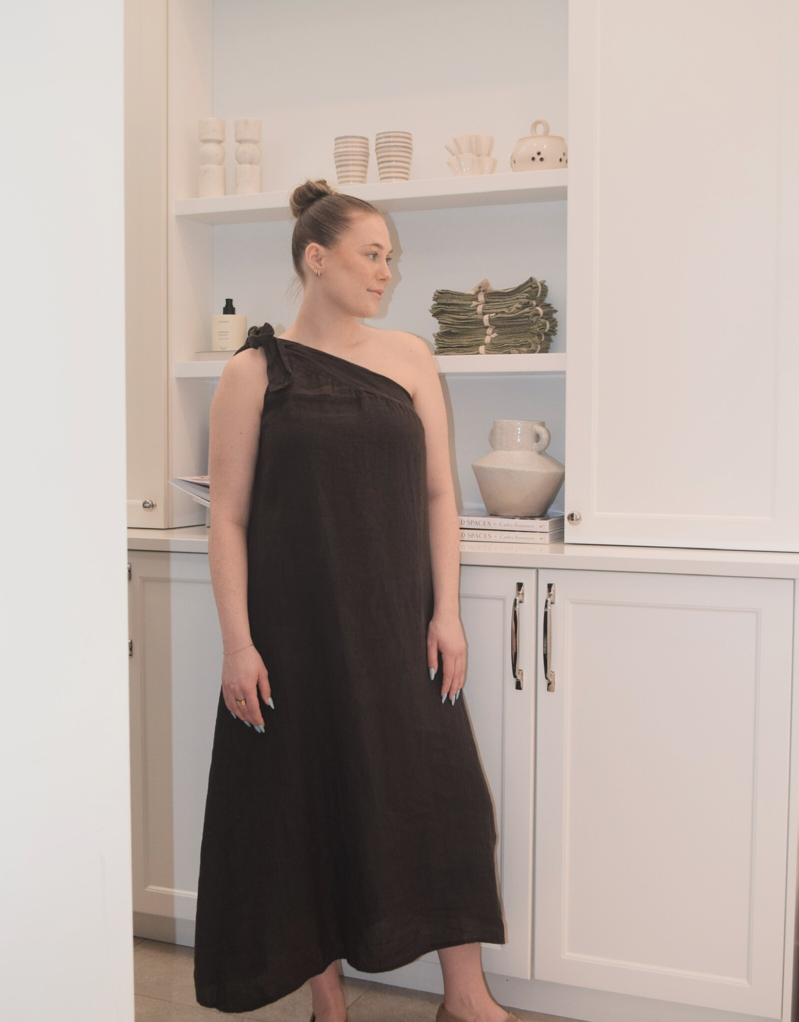 Suzy D Siena Linen Dress