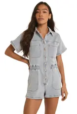 Z Supply Elias Denim Romper