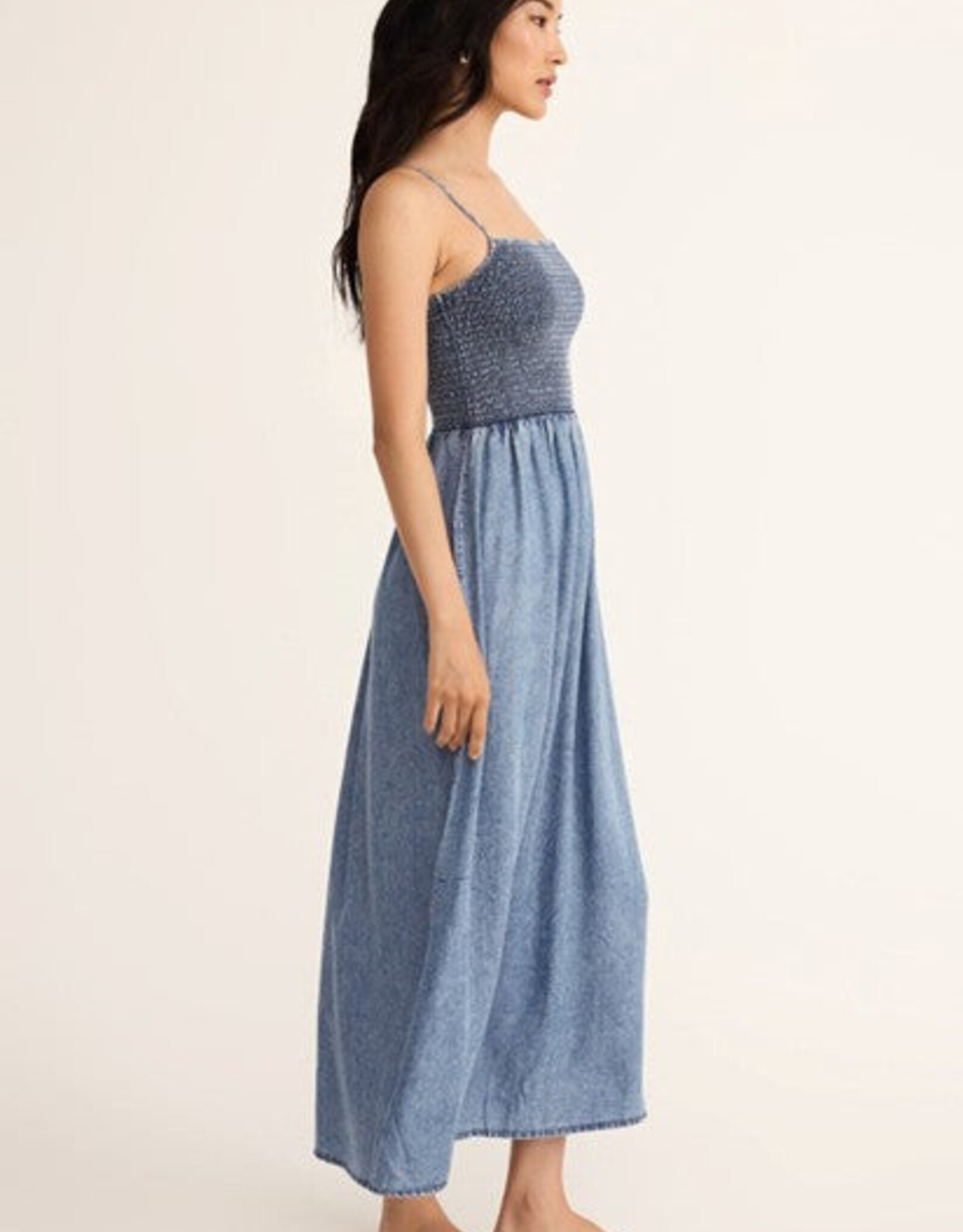 Z Supply Bayside Chambray Midi Dress