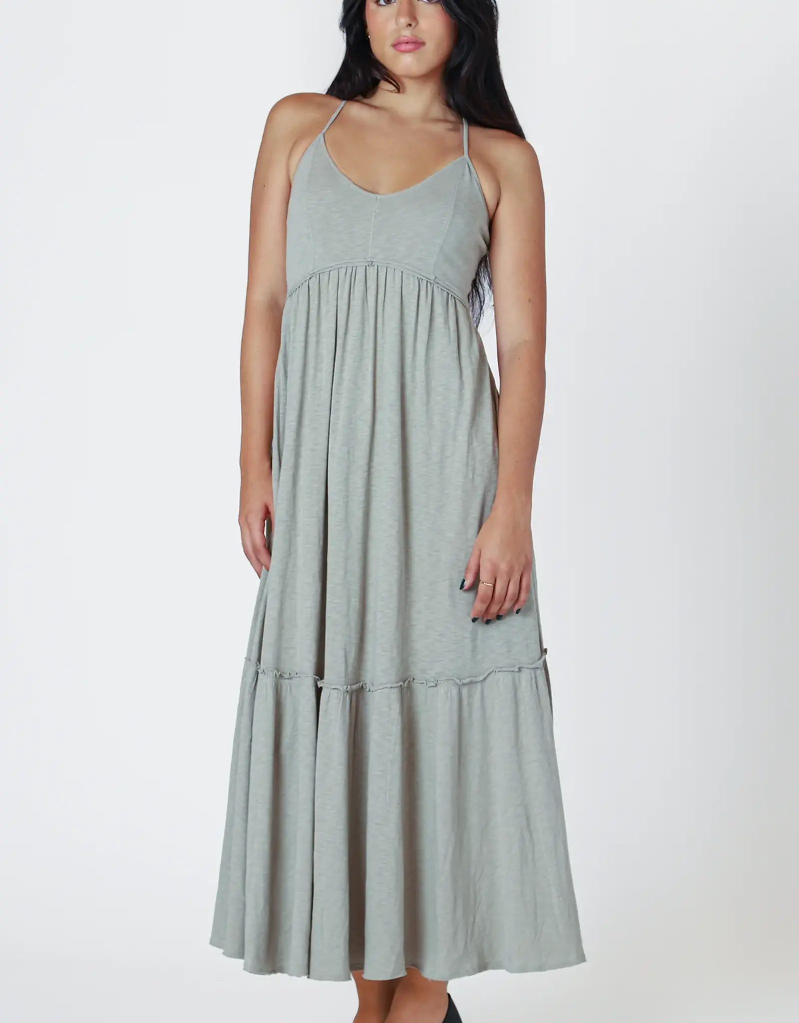 Dex Theo Tiered Maxi  Dress