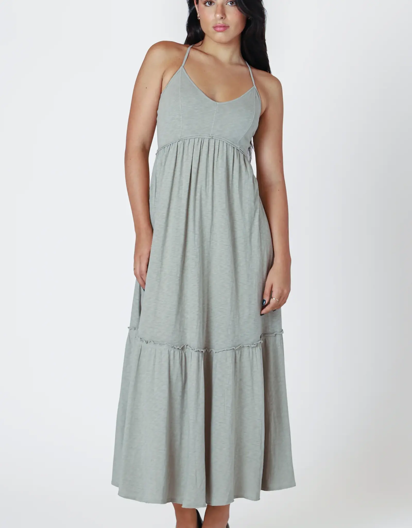 Dex Theo Tiered Maxi  Dress