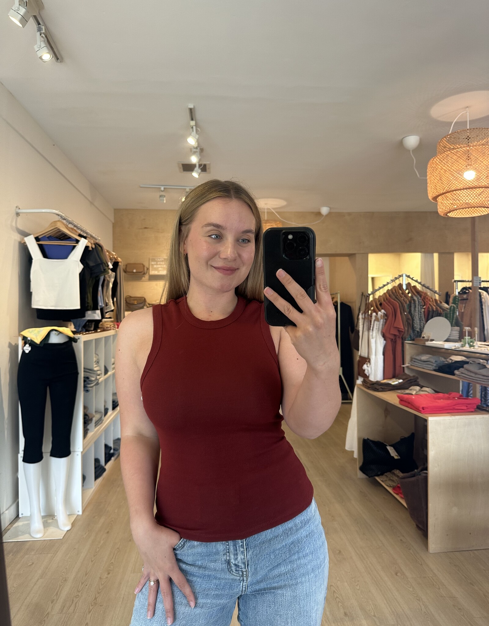 Dex Sarah Ribbed Tank