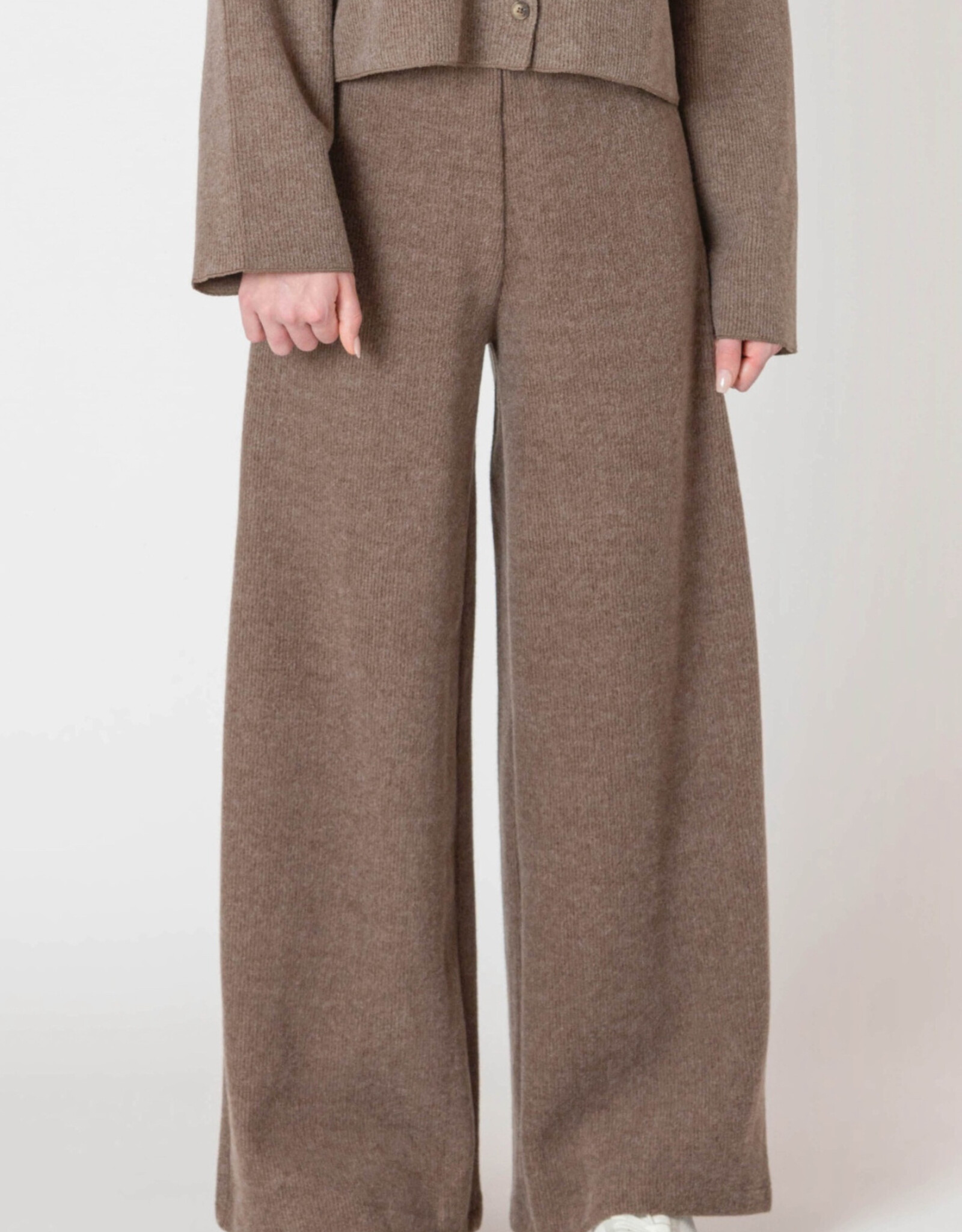 Dex Lorelai Wide Leg Ribbed Pant